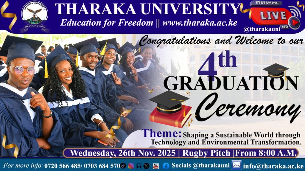 Graduation Docs – Tharaka University – A Divine University