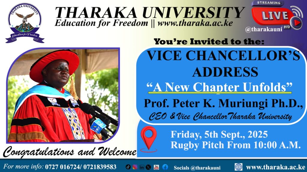 Vice Chancellor’s Address – First Year 2025 Orientation